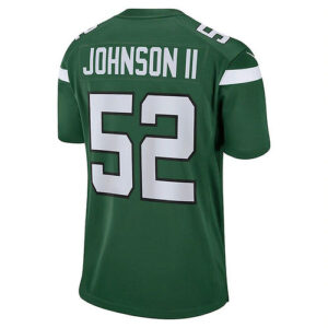 NY.Jets #52 Jermaine Johnson II Gotham Green 2022 Draft First Round Pick Game Je