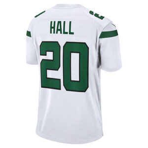 NY.Jets #20 Breece Hall White Away Game Player Jersey Stitched American Football