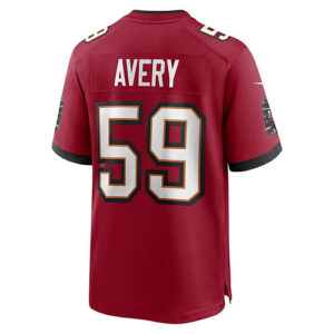 TB.Buccaneers #59 Genard Avery Red Game Player Jersey Stitched American Football