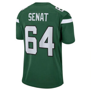 NY.Jets #64 Greg Senat Gotham Green Game Player Jersey Stitched American Footbal