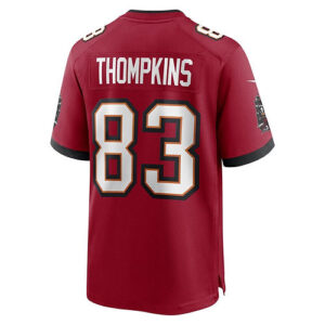 TB.Buccaneers #83 Deven Thompkins Red Game Player Jersey Stitched American Footb