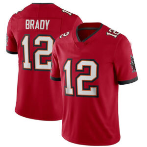 TB.Buccaneers #12 Tom Brady Red Vapor Limited Jersey Stitched American Football