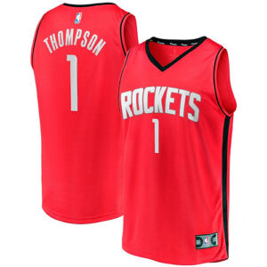 Fanatics Amen Thompson Red Houston Rockets Fast Break Replica Jersey - Icon Edi