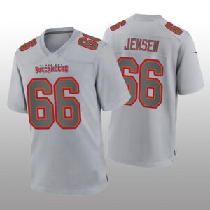 TB.Buccaneers #66 Ryan Jensen Gray Atmosphere Game Jersey Stitched American Foot