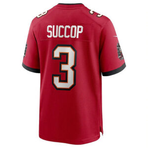 TB.Buccaneers #3 Ryan Succop Red Team Game Jersey Stitched American Football Jer