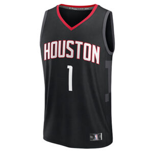 Fanatics Branded Amen Thompson Black Houston Rockets Fast Break Replica Player J