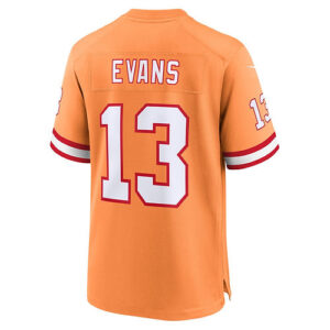 Men's Nike Mike Evans Orange Tampa Bay Buccaneers Throwback Game Jersey