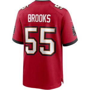 TB.Buccaneers #55 Derrick Brooks Red Game Retired Player Jersey Stitched America