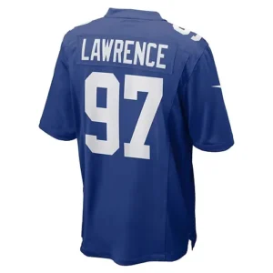 NY.Giants #97 Dexter Lawrence Royal Classic Player Game Jersey Stitched American