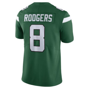 Men's Nike Aaron Rodgers Gotham Green New York Jets Vapor Untouchable Limited J