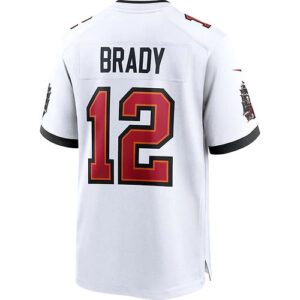 TB.Buccaneers #12 Tom Brady White Game Jersey Stitched American Football Jerseys