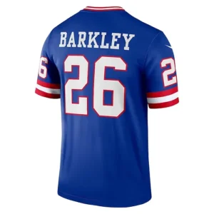 NY.Giants #26 Saquon Barkley Royal Classic Player Legend Jersey Stitched America