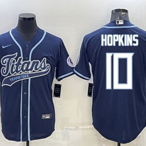 T.Titans #10 DeAndre Hopkins Baseball Jersey Stitched