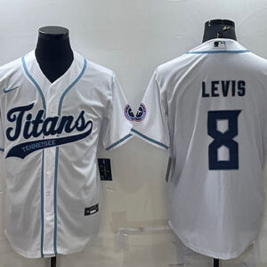 T.Titans #8 Will Levis Baseball Jersey Stitched