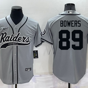 LV.Raiders #89 Brock Bowers Baseball Jersey