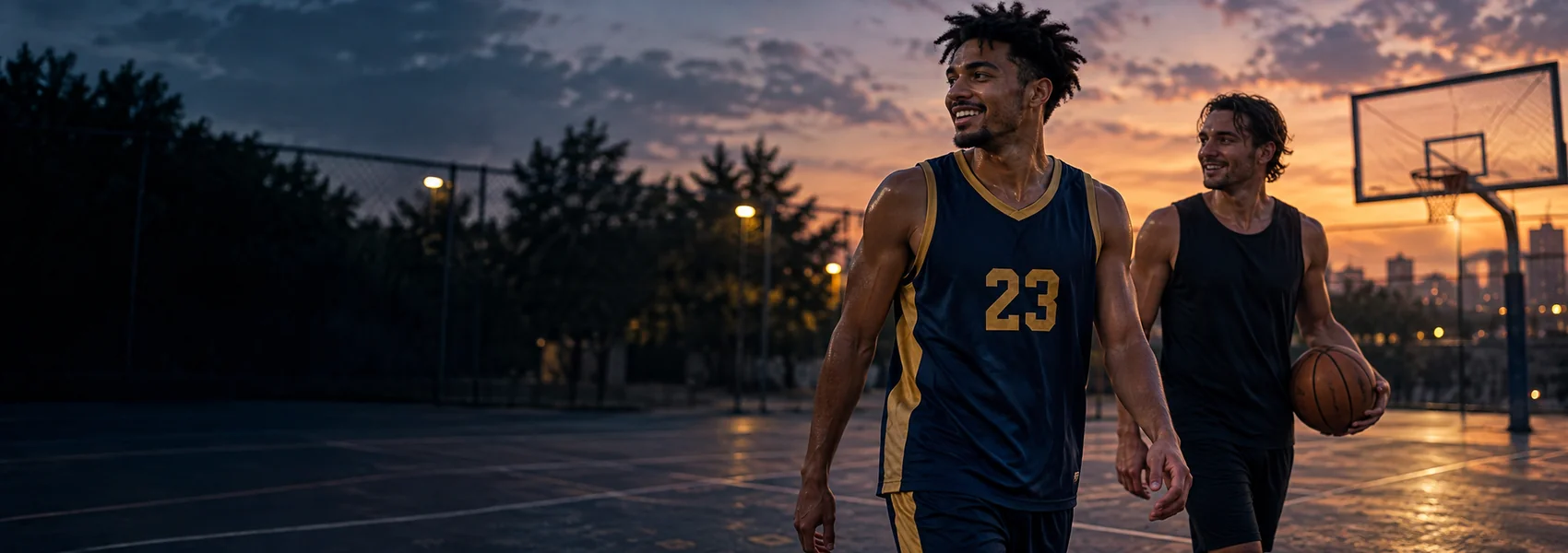 Basketball jerseys collection in an original Jerseyheaven apparel photograph