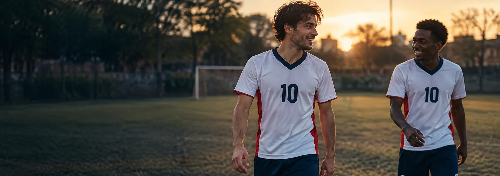 Soccer jerseys collection in an original Jerseyheaven apparel photograph