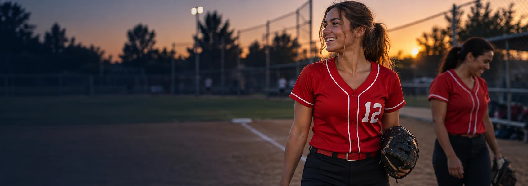 Softball jerseys collection in an original Jerseyheaven apparel photograph