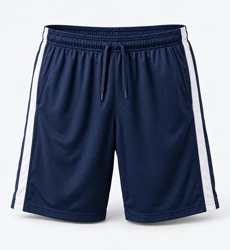 Shorts from the fan apparel range in an original Jerseyheaven apparel photograph