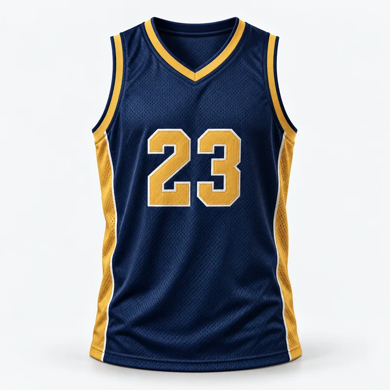 Basketball jersey in an original Jerseyheaven apparel photograph