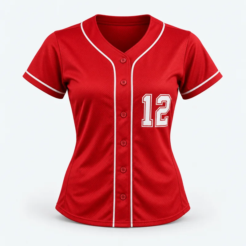 Softball jersey in an original Jerseyheaven apparel photograph